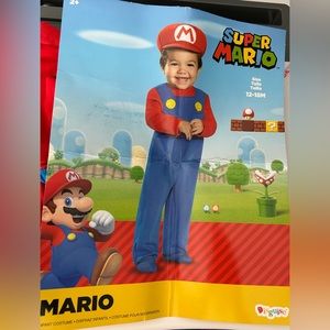 Disguise Infant Mario Costume size 12-18month